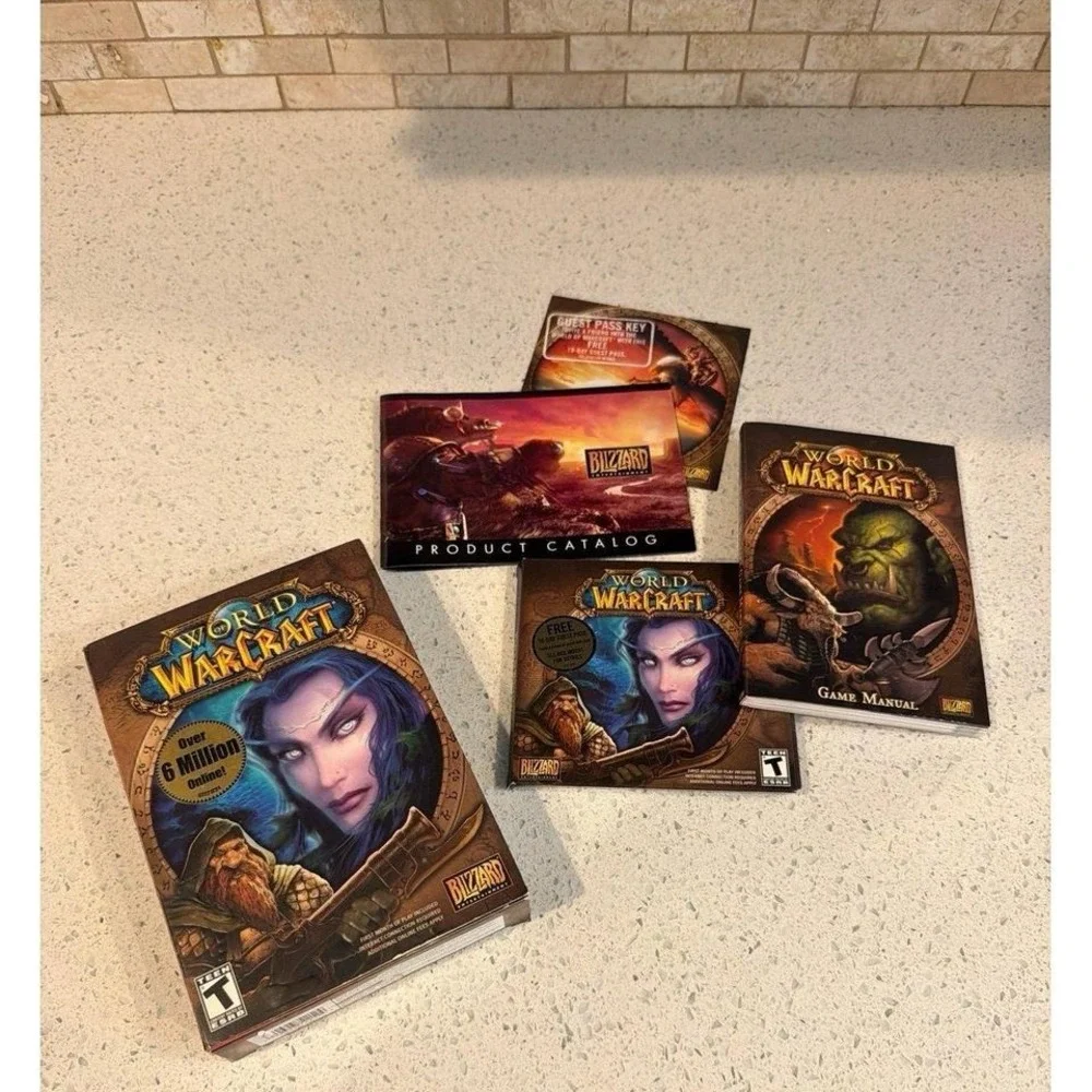 World of Warcraft PC Game Bundle Lich King‎ Burning Crusade 3 Expansion